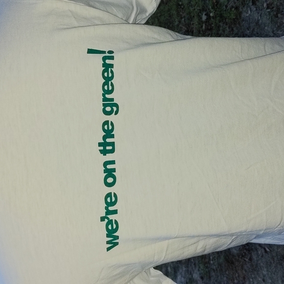 Lifetime Collective White TShirt with Club & Green Graphic "We're on the green" - Picture 5 of 8